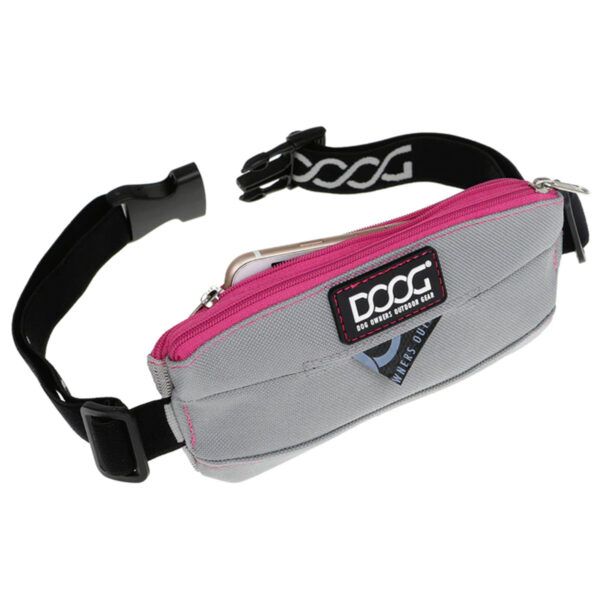 DOOG Mini Belt - Neon Grey with pink trim