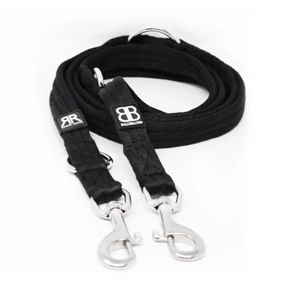 Bully Billows Double Ended Training Lead Black