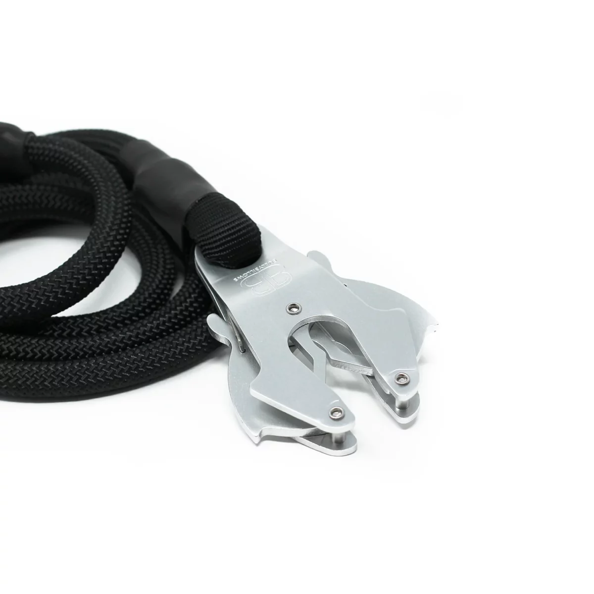 Combat Rope Lead Pressure Tested - MATTE PLATINUM - Black
