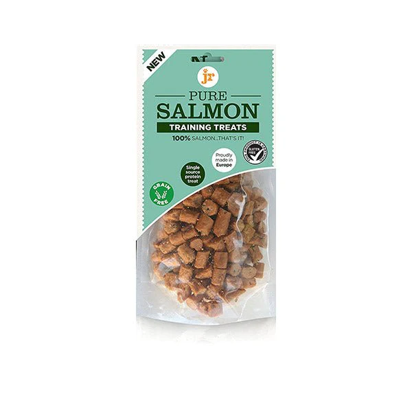 JR Pure Salmon Training Treats 85g from Catdog Store