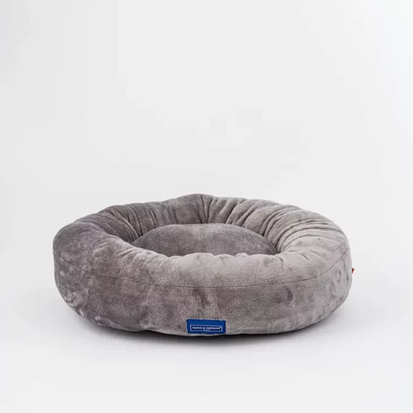 Hugo & Hudson Round Donut Dog Bed - Dark Grey from Catdog Store