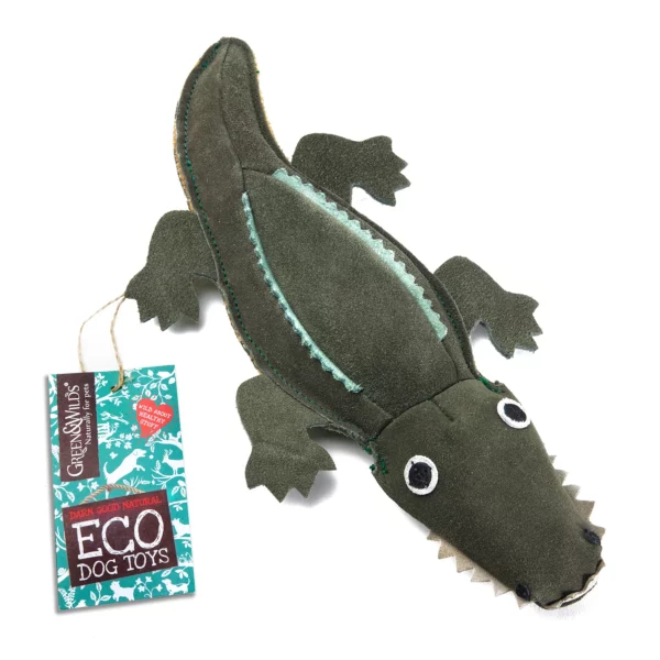 Green & Wilds Colin the Crocodile, Eco Toy from Catdog Store
