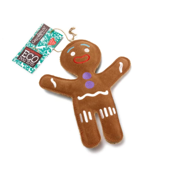 Green and Wilds Jean Genie the Gingerbread Person, Eco Toy from Catdog Store