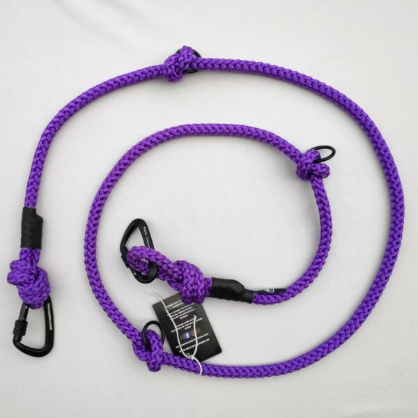 Delta Double Ended Training Dog Lead Purple from Catdog Store