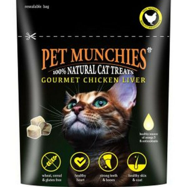 Pet Munchies Cat Treats Gourmet Chicken Liver 10g from Catdog Store