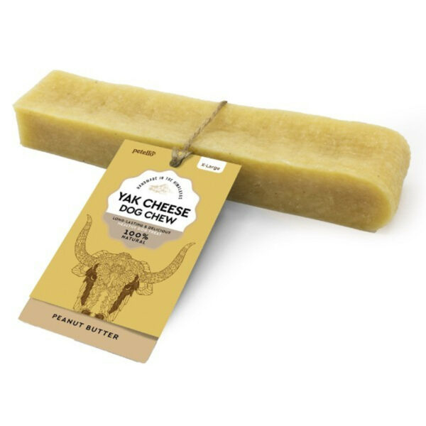 Petello Yak Cheese with Peanut Butter Dog Chew | Extra Large | 155g from Catdog Store