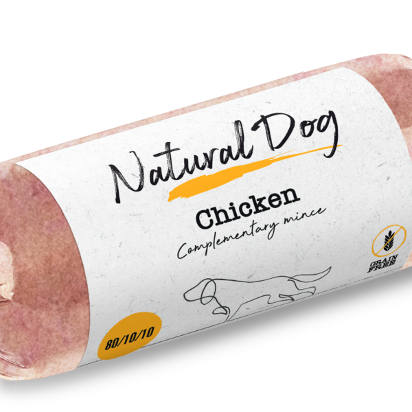 Natural Dog 80/10/10 | Chicken raw dog food from Catdog Store