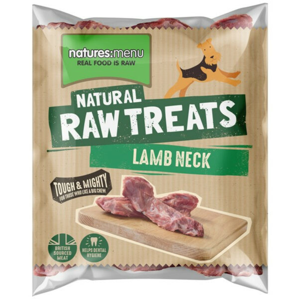 Natures Menu Frozen Raw Lamb Necks 500g from Catdog Store