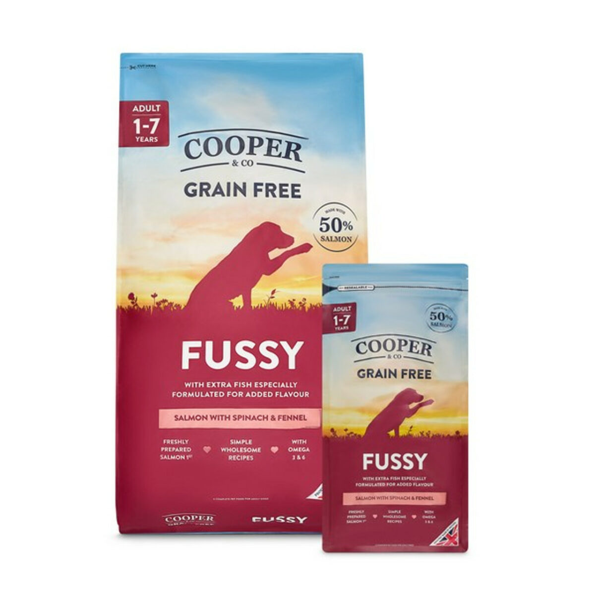 Cooper & Co Fussy Salmon with Spinach and Fennel 10kg