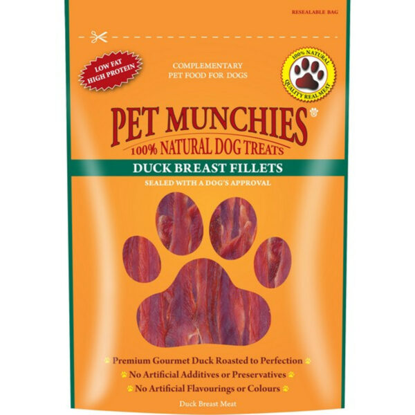 Pet Munchies Duck Breast Fillet 80g from Catdog Store
