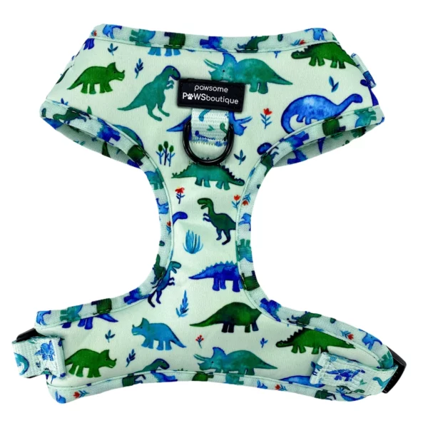 Pawsome Paws Boutique Dinky Dino Adjustable Harness from Catdog Store