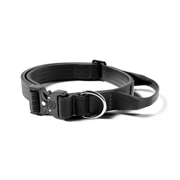 BULLYBILLOWS 2.5cm Combat Collar | With Handle & Rated Clip – Black v2.0 from CATDOG Store