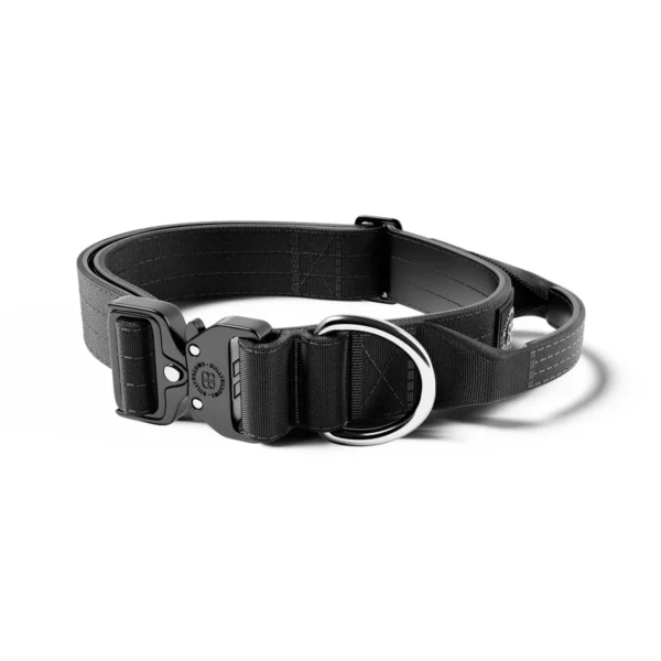 4cm Combat® Collar | With Handle & Rated Clip - Black v2.0 from CATDOG Store
