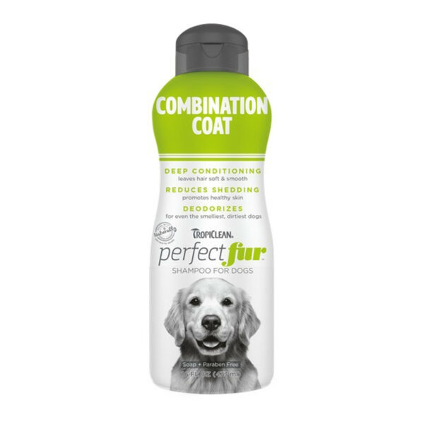 TropiClean Perfect Fur Combination Coat Shampoo for Dogs | 473ml from CATDOG Store