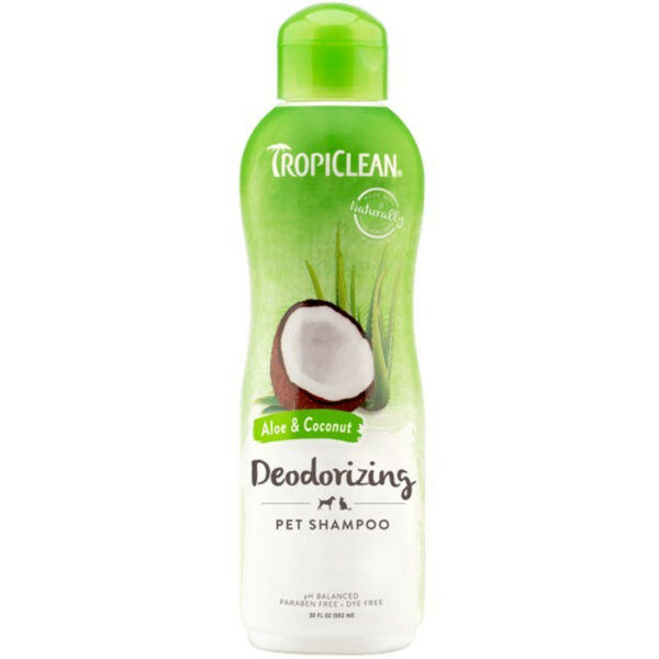 TropiClean Aloe and Coconut Shampoo | Deodorising | 592ml from CATDOG Store