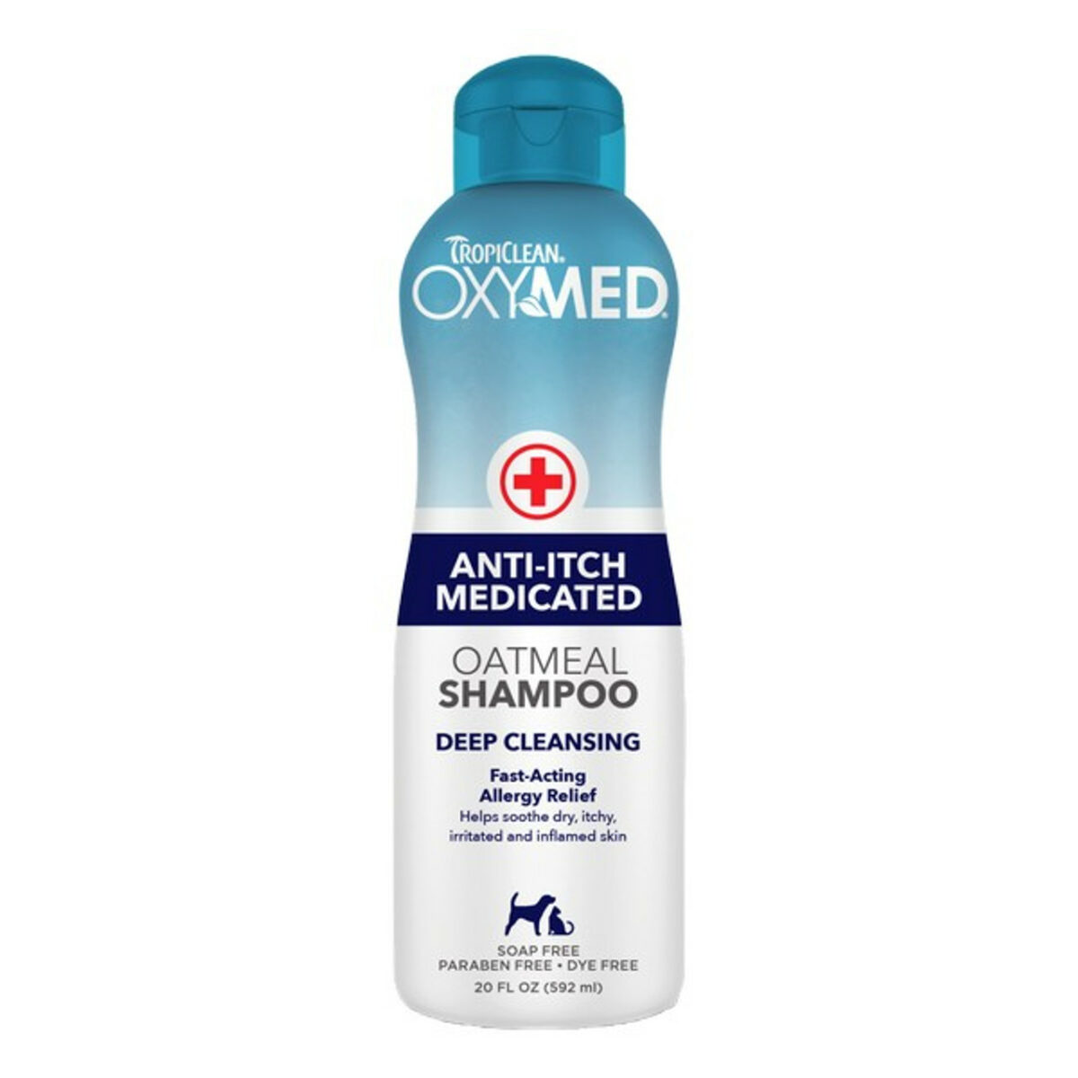 TropiClean Oxy-Med Medicated Shampoo | 592ml from CATDOG Store