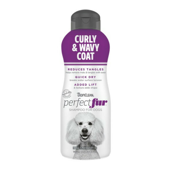 TropiClean Perfect Fur CURLY AND WAVY COAT Shampoo for Pets | 473ml from CATDOG Store