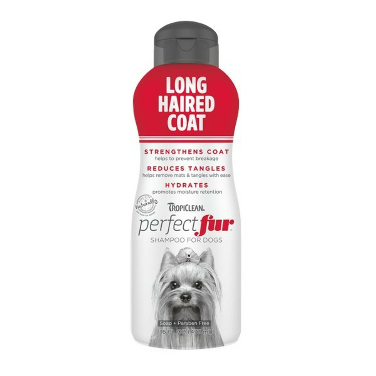 TropiClean Perfect Fur LONG HAIRED COAT Shampoo for Dogs | 473ml from CATDOG Store