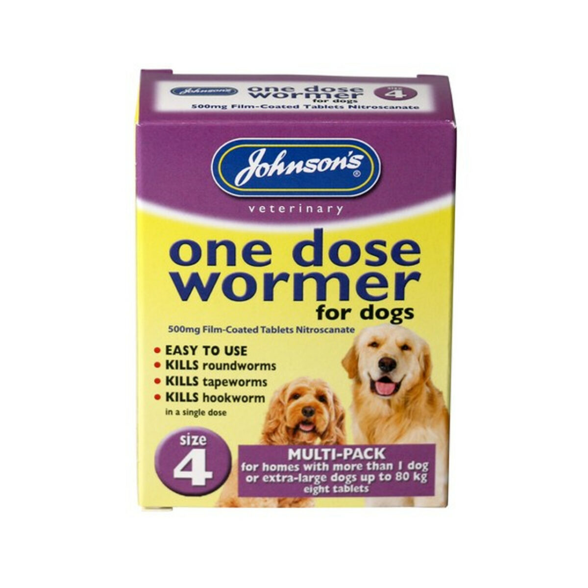 JVP One Dose Wormer for Extra Large Dog Size 4 from CATDOG Store