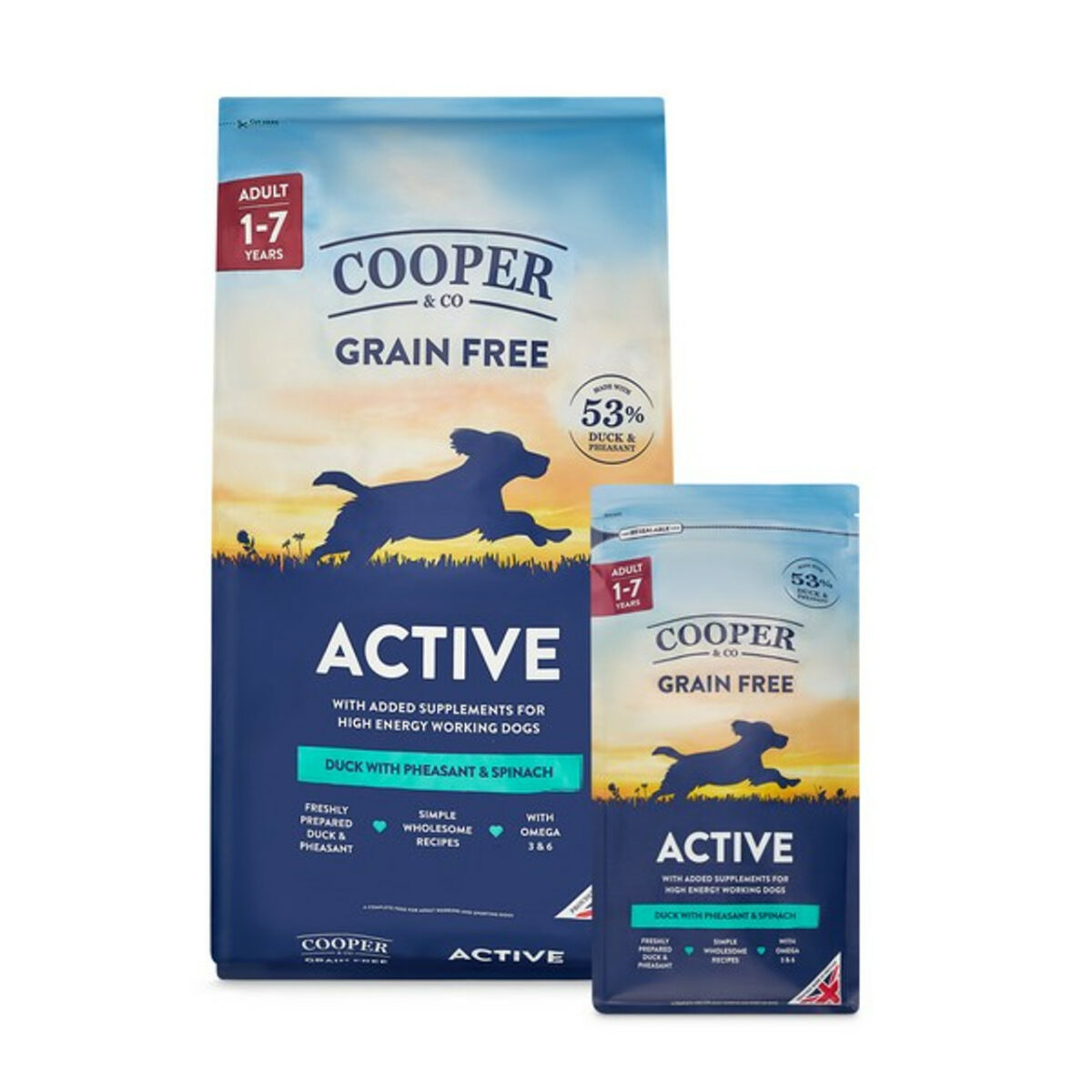 Cooper & Co Active Duck with Pheasant and Spinach | GRAIN FREE | 1.5kg - Image 3
