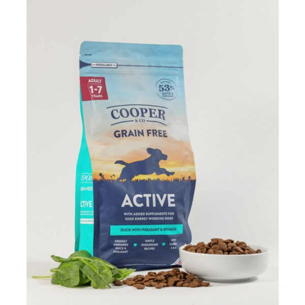 Cooper & Co Active Duck with Pheasant and Spinach | GRAIN FREE | 1.5kg