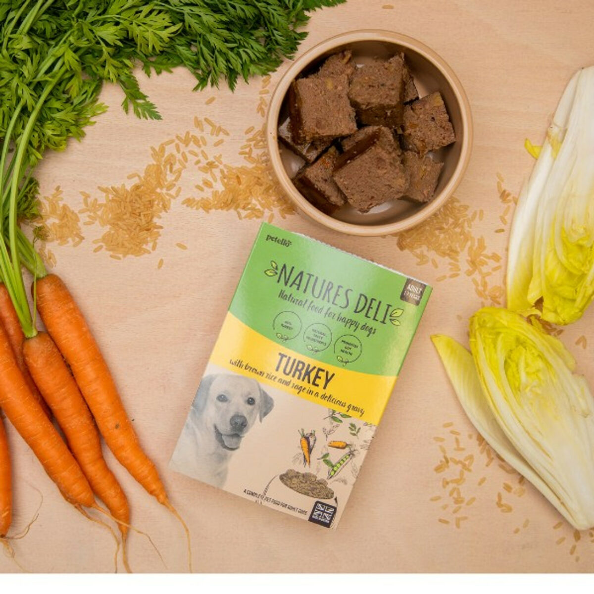 Natures Deli Adult Turkey 400g tray - Image 4