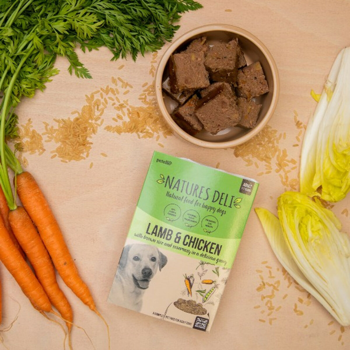 Natures Deli Adult Lamb & Chicken 400g tray - Image 4