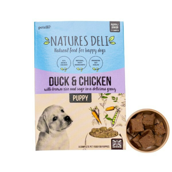Natures Deli Puppy (Chicken & Duck) 400g tray
