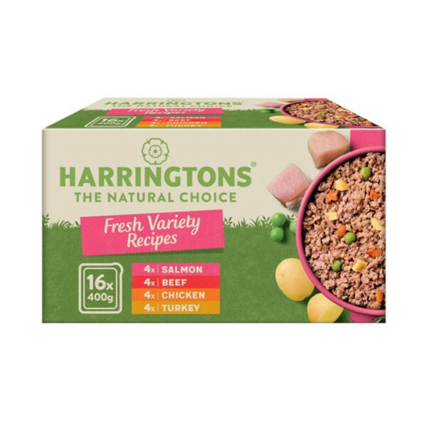 Harringtons Fresh Variety Recipes with Veg Adult | Grain Free | 16 x 400g