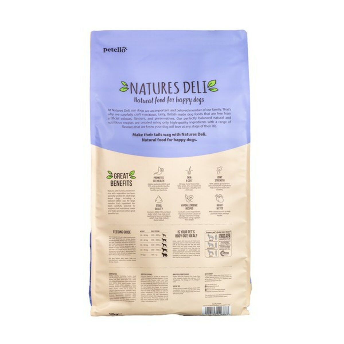 Natures Deli Adult Large Breed Turkey and Rice 12kg - Image 2