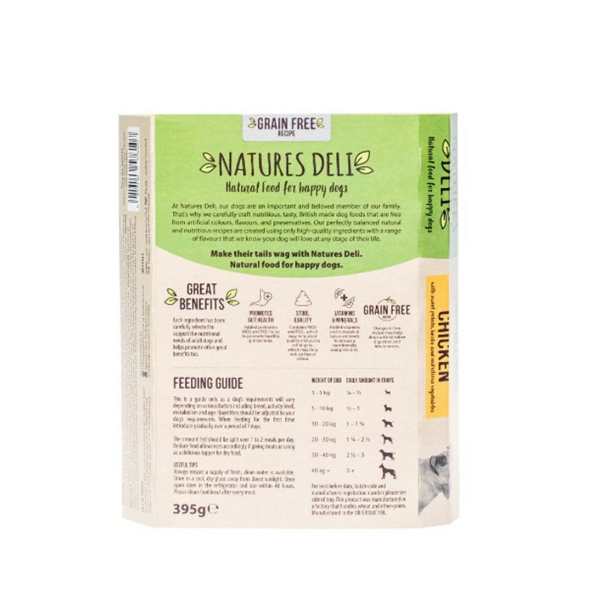 Natures Deli Adult GRAIN FREE Chicken 395g - Image 2