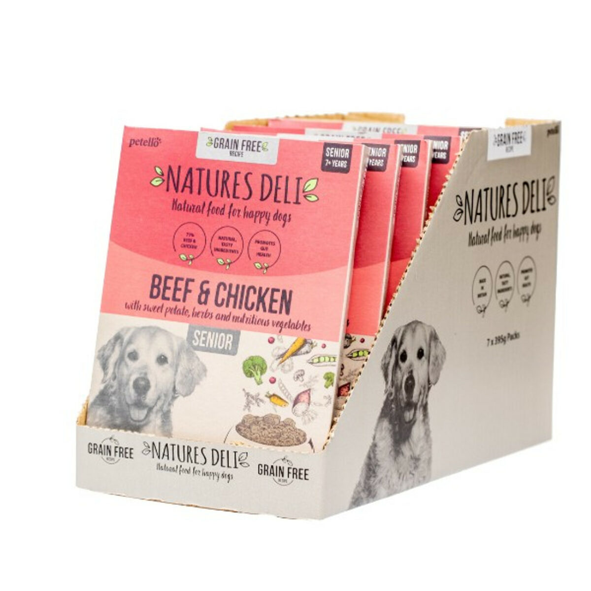 Natures Deli SENIOR GRAIN FREE Beef & Chicken 395g - Image 3