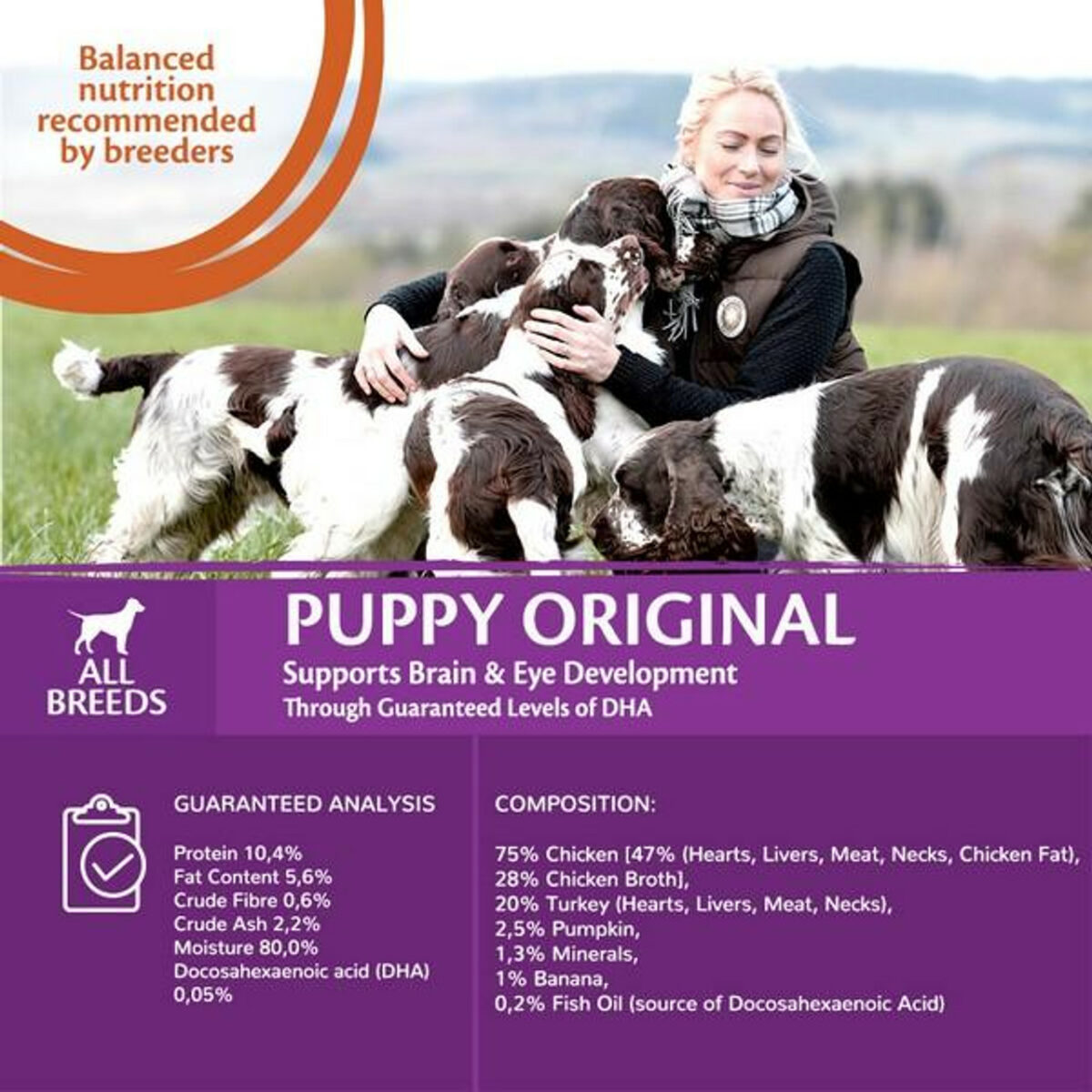 Wellness CORE Dog Wet Duo Protein Chicken & Turkey with Pumpkin Recipe | PUPPY | 400g - Image 6