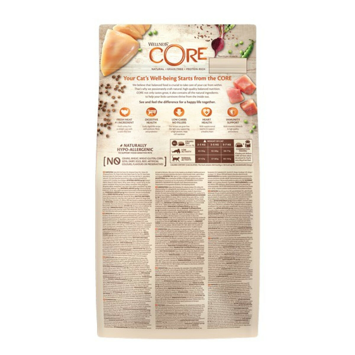 Wellness CORE Cat Dry Adult Original - Turkey and Chicken Recipe - Image 3