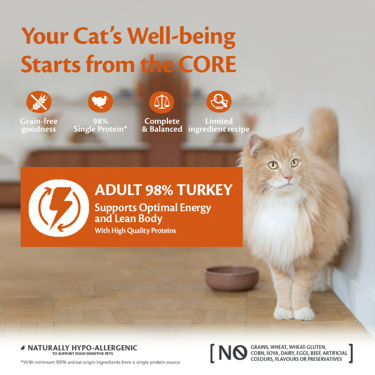 Wellness CORE Cat Wet Adult 98% Single Protein Turkey 85g