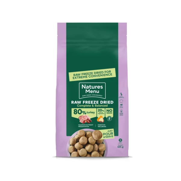 Natures Menu 80/20 TURKEY Complete Food For Adult Dogs