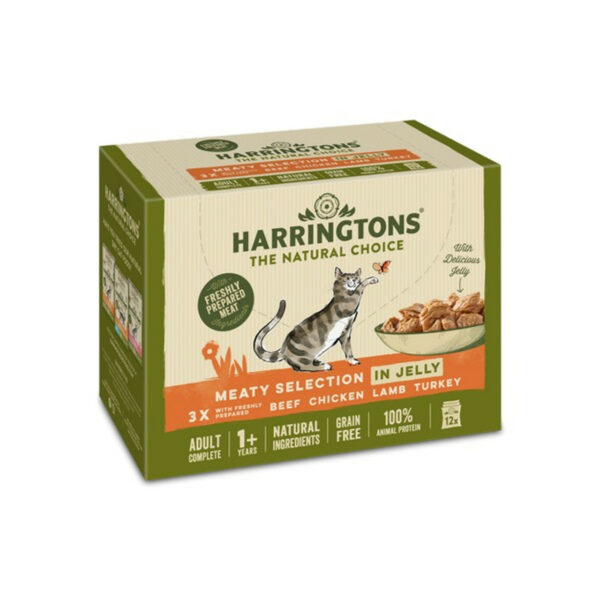 Harringtons Wet Cat Meaty in Jelly 12x85g