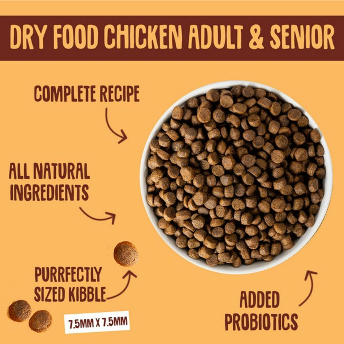 Scrumbles Adult Dry Cat Food | Chicken | 750g - Image 8
