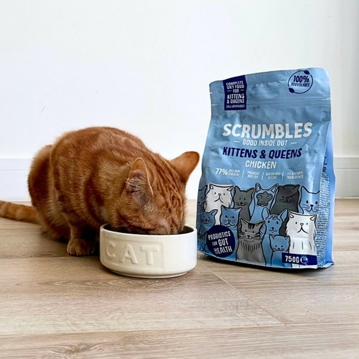 Scrumbles Dry KITTEN Food | Chicken | 750g - Image 3