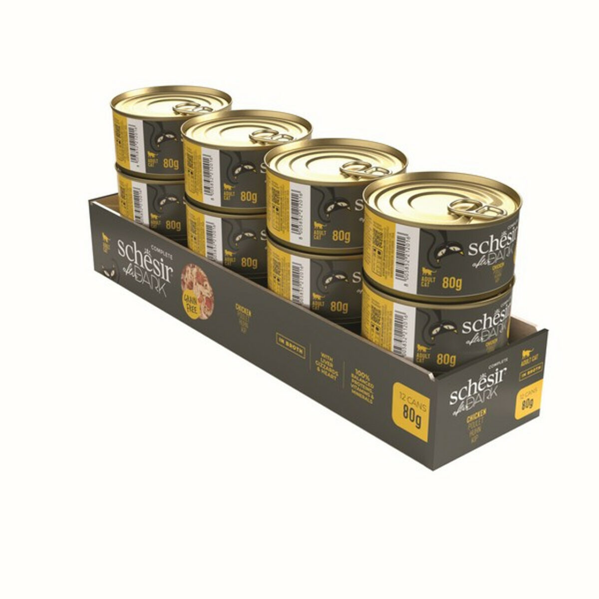 Schesir After Dark Wholefood Adult Cat Chicken | 80g - Image 3