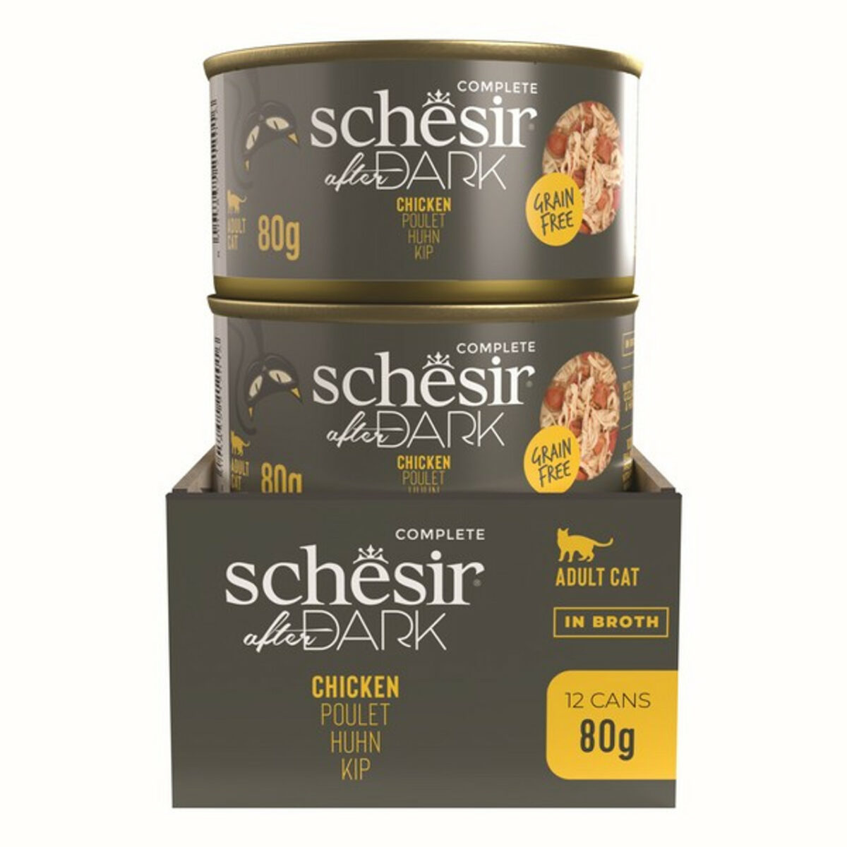 Schesir After Dark Wholefood Adult Cat Chicken | 80g - Image 4