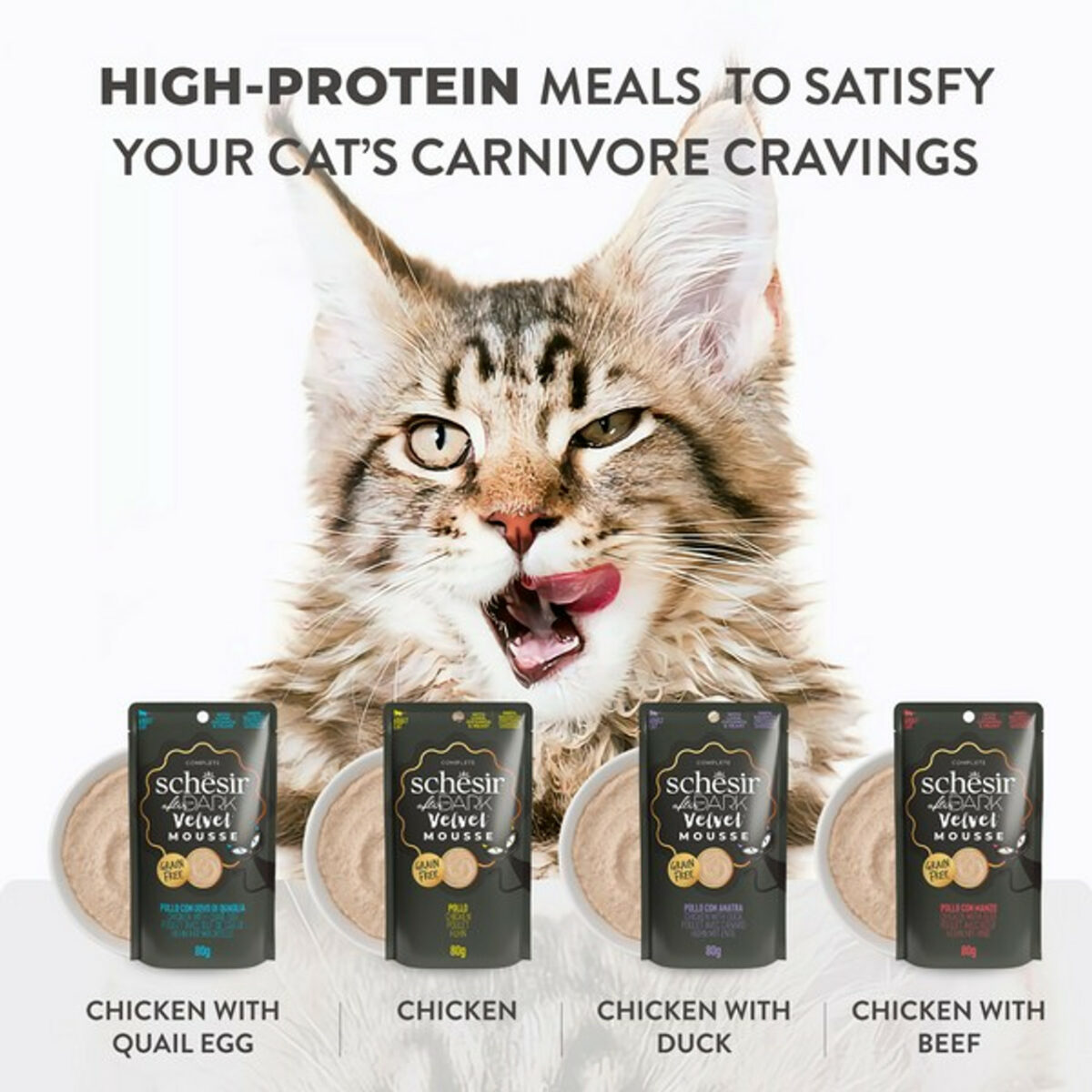 Schesir After Dark Velvet Adult Cat | Chicken | 80g - Image 10