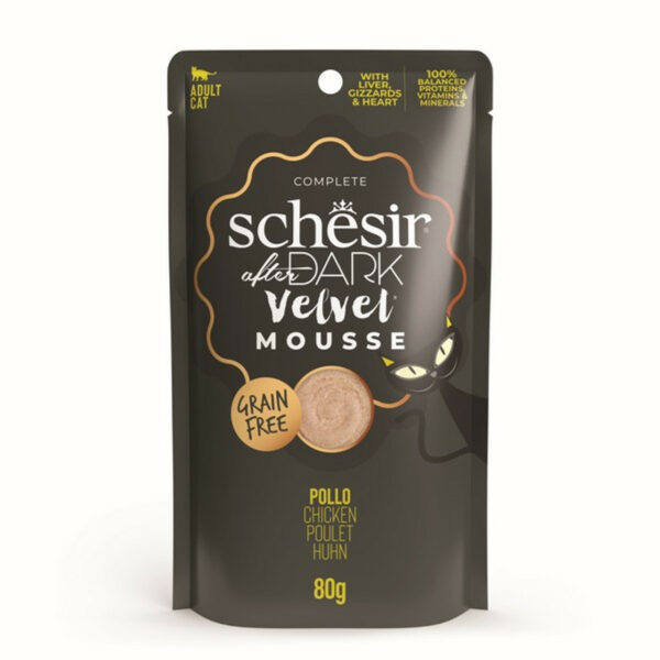 Schesir After Dark Velvet Adult Cat | Chicken | 80g