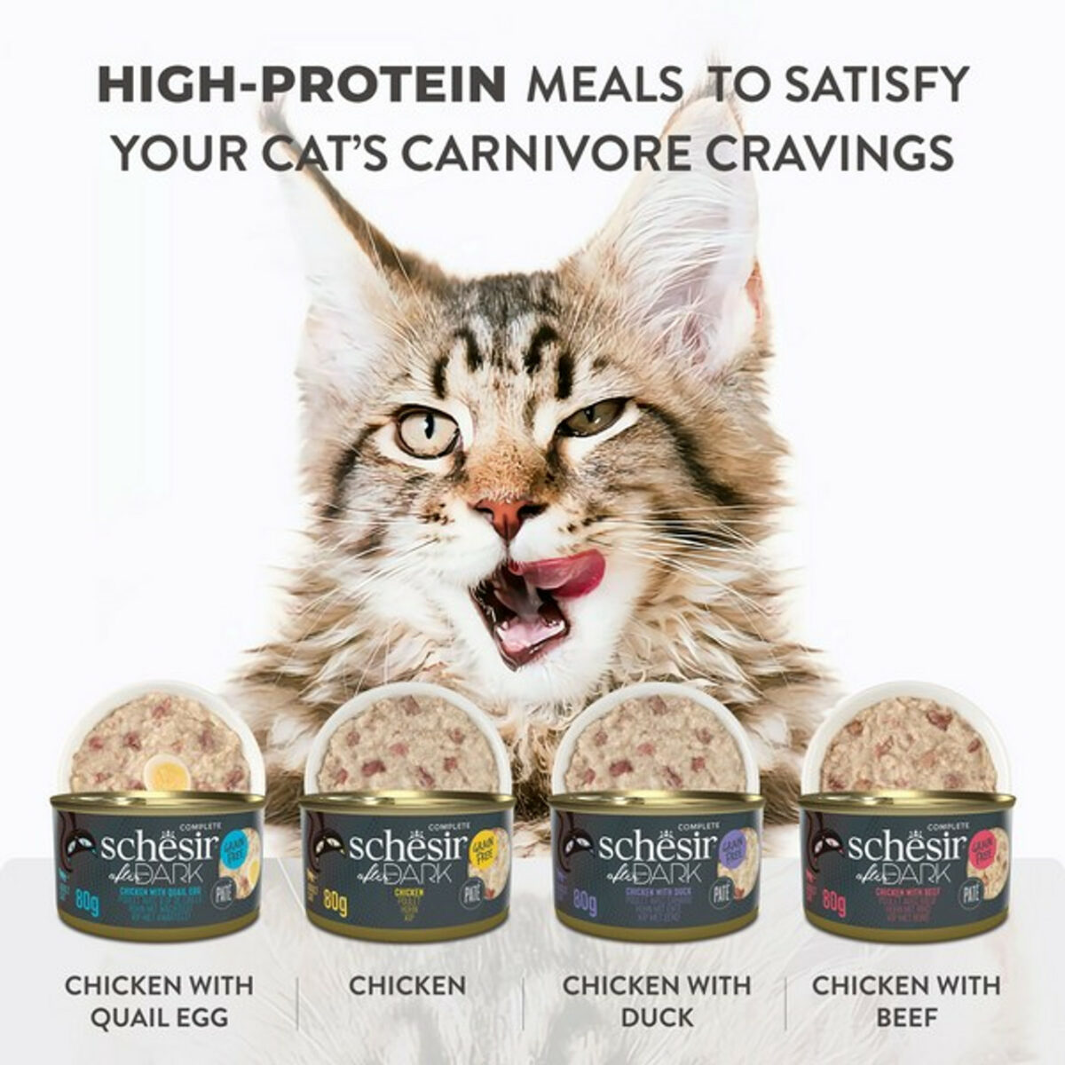 Schesir After Dark Wholefood Variety Pack | Adult Cat Mixed | 12X80g - Image 11