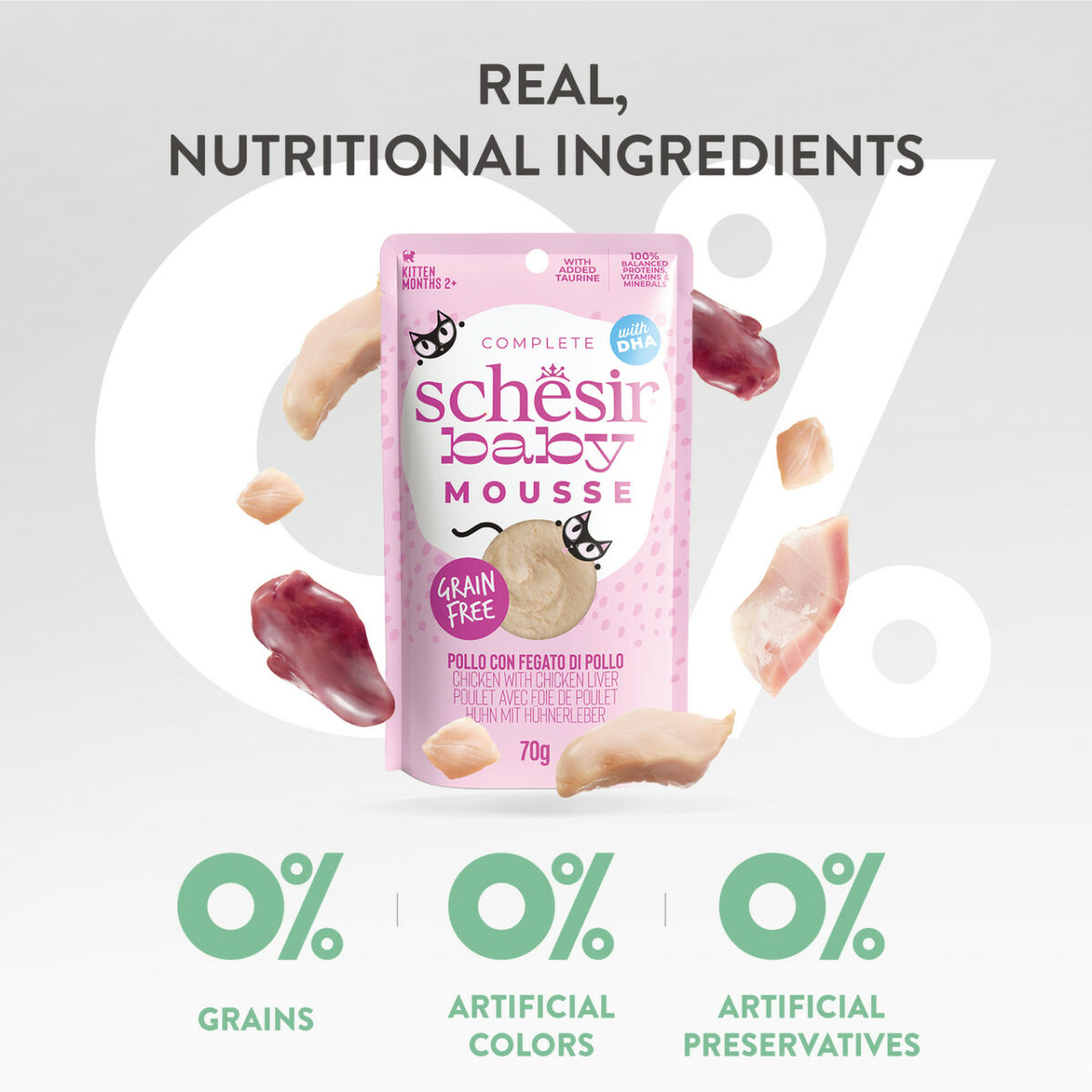 Schesir Baby Mousse | Kitten | Chicken | 70g - Image 6