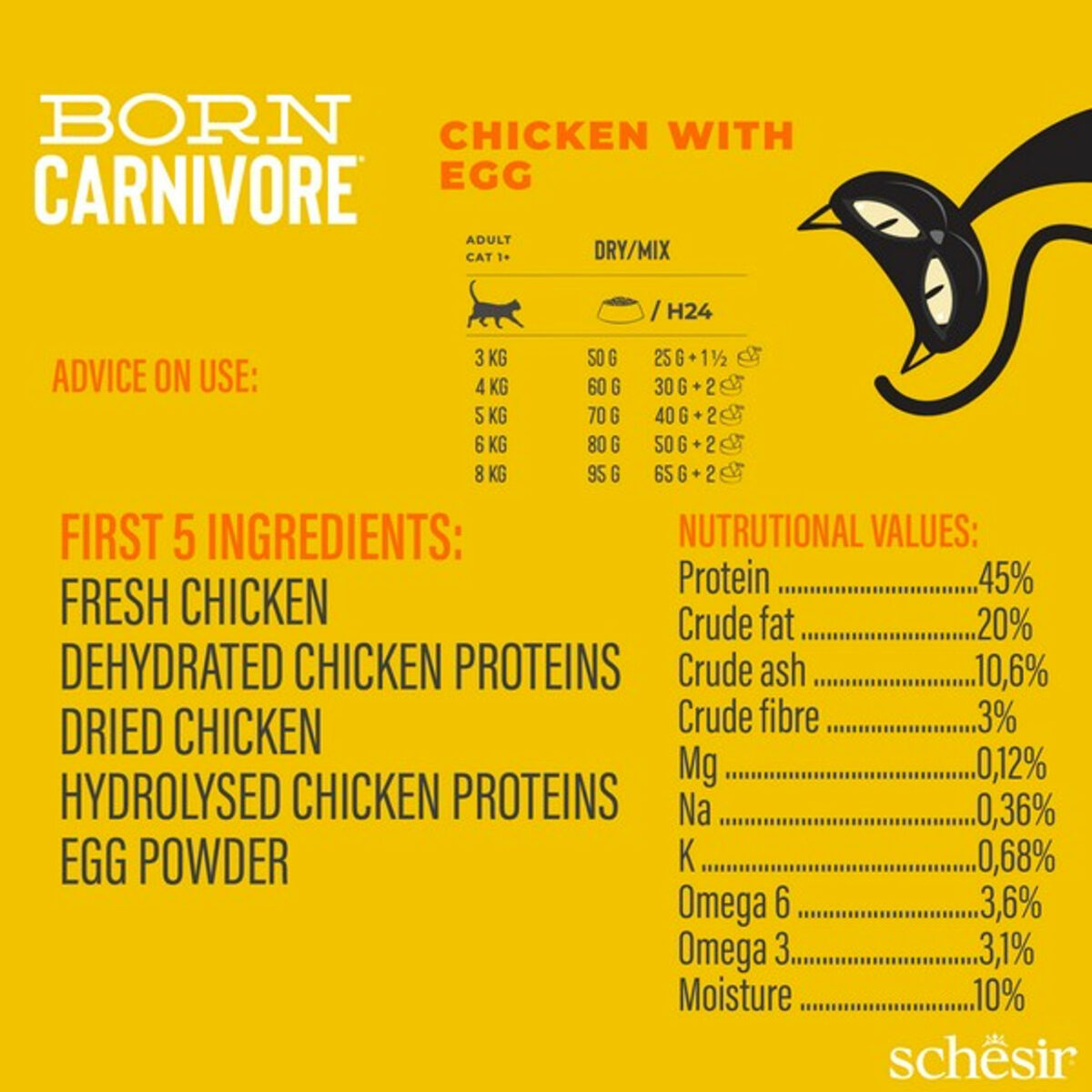 Schesir Dry Born Carnivore Chicken & Egg | Adult - Image 3