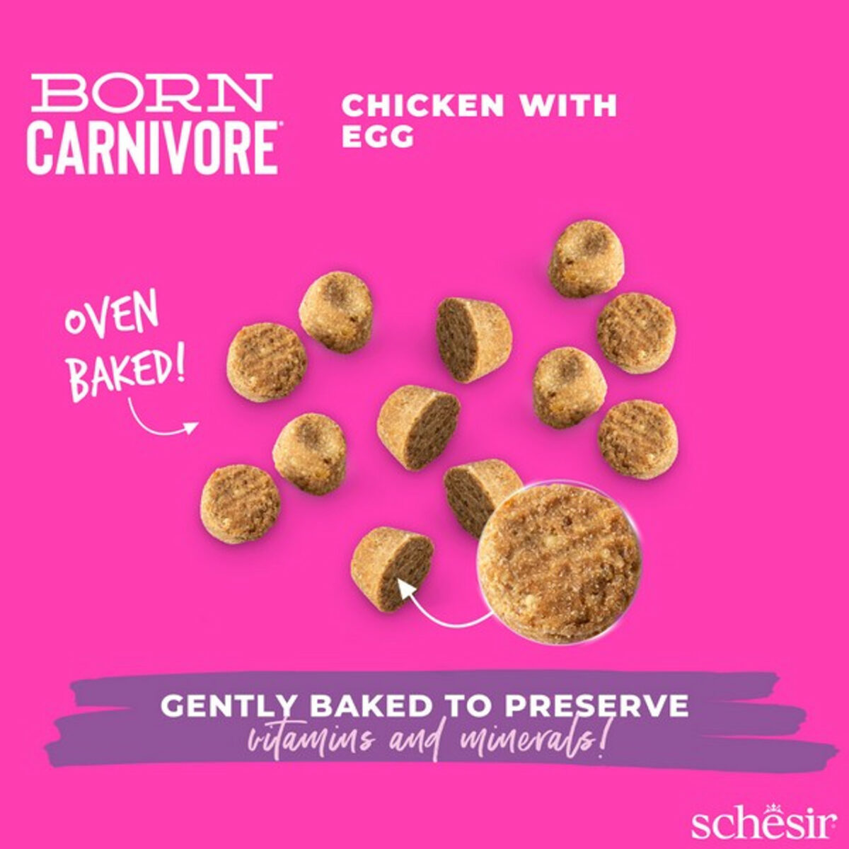 Schesir Dry Born Carnivore Chicken & Egg | 'Baby' (Kitten) | 1.25Kg - Image 5