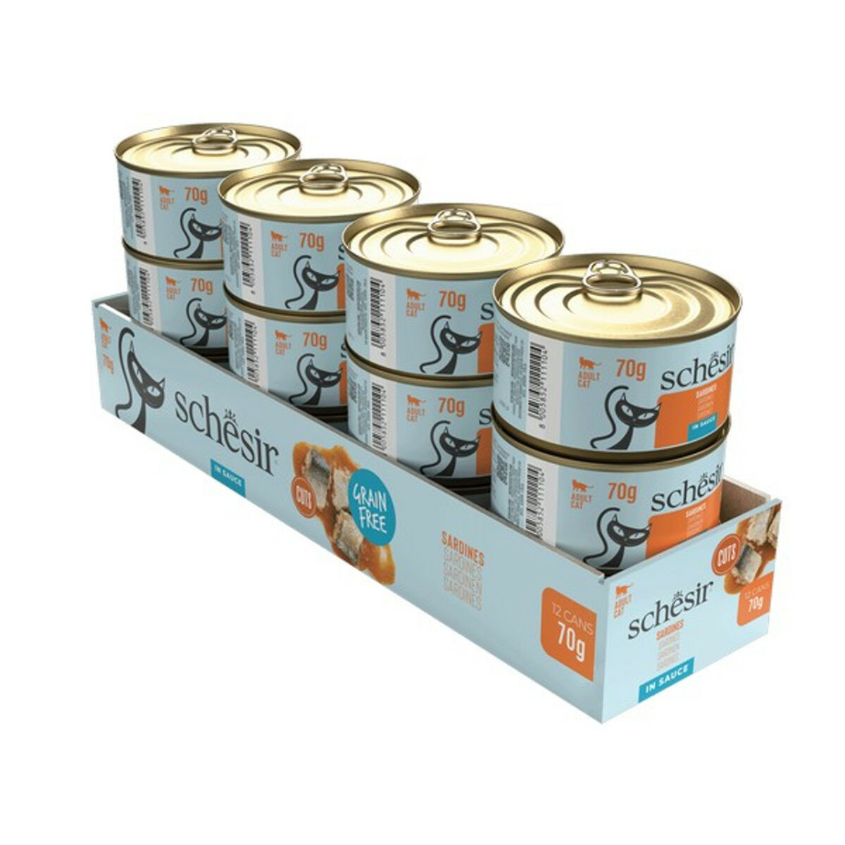 Schesir Grill Wholefood Cat Can Sardines 70g - Image 3